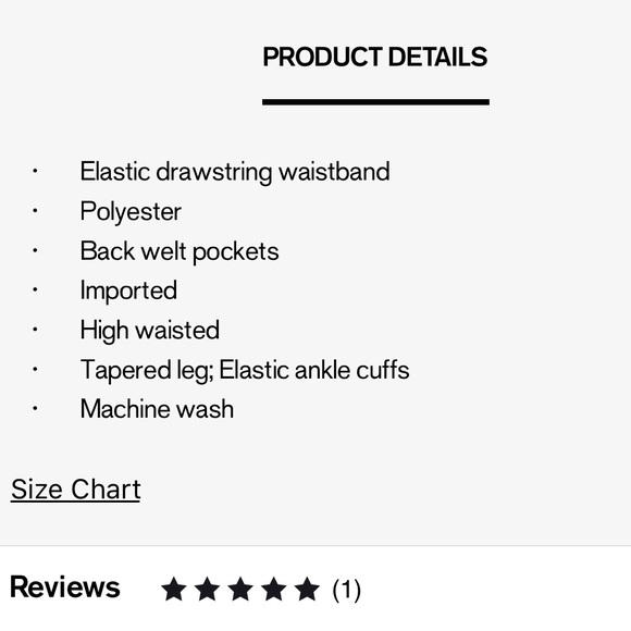 High Waisted Drawstring Utility Jogger Pant - Picture 2 of 2